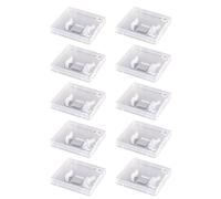 ephenria USB Flash Drive Boxes Clear Dustproof Case for Memory Sticks Now | Clear see-through boxes let you quickly identify drives while the sturdy lid seals out moisture, dust, and minor bumps.