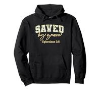 Ephesians 2:8 Christian Bible Verse Saved By Grace Pullover Hoodie
