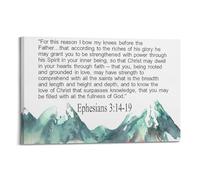Ephesians 3 14 Prayer ScriptureCanvas Poster Wall Art Poster for Room Living Room Study Aesthetics And DecorationFrame-style 24x36inch(60x90cm)