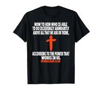 Ephesians 3:20 Bible Verses Scripture T-Shirt