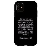Ephesians 4:29 Bible Quotes For Christians Case for iPhone 11