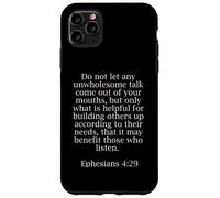 Ephesians 4:29 Bible Quotes For Christians Case for iPhone 11 Pro Max
