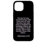 Ephesians 4:29 Bible Quotes For Christians Case for iPhone 15