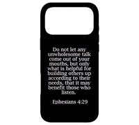 Ephesians 4:29 Bible Quotes For Christians Case for iPhone 17 Pro Max