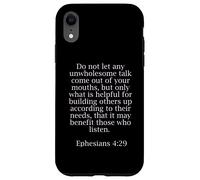 Ephesians 4:29 Bible Quotes For Christians Case for iPhone XR
