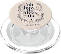 Ephesians Verse Christian Faith Jesus Love Scripture PopSockets PopGrip for MagSafe
