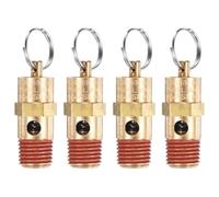 EpheyFIF 1/4 NPT Brass Air Compressor Pressure Release Safety Check Valve 125PSI To 270PSI 1 Way Control Hardware Tool Kit