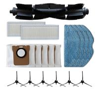 EpheyFIF 18Pcs Set Vacuum Accessories Replacement Parts, Main Side Brush Filter Mop Cloth Dust Bag Kit, For 360 For Botslab S8 Plus Sweeper Accessories Kit