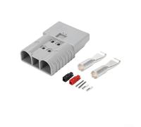 EpheyFIF 320A Heavy Duty Power Connector 1000V DC Solar Generator for battery Forklift RV - IP67 Waterproof High Capacity Socket for Foldable Panel & EV Charging System Grey