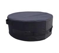 EpheyFIF 420D Oxford Fire Cover 51 Inch Waterproof Black 420D Oxford Fire | 420D Oxford fabric, PU water-resistant coating, snow rain shield, debris guard, for durable black