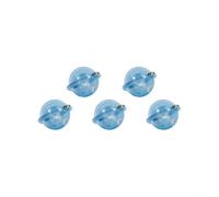 EpheyFIF 5pcs Fishing Float, Fishing Bobbers, Hollow Bubble Ball Shape Fishing Float Sea River Fishing Tackle Accessories(25mm)