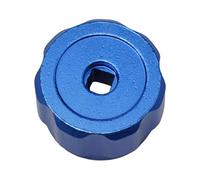 EpheyFIF Alloy Round Wheel Faucet Handle Blue 6.6mm Square Fit(Blue)