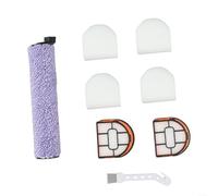 EpheyFIF Brush Roller And Vacuum Filter Vacuum Cleaner Accessory Kit For Shark WDB1F2 For HydroVac XL 3-in-1 Vacuum 1 Roller Brush + 2 Filters + 4 Sponges + 1 Cleaning Brush