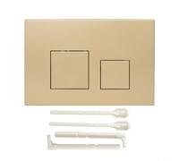EpheyFIF Dual Flush Plate, Dual Flush Actuator For Wall Hung Toilets, For GEBERIT Sigma01 Sigma20 Sigma21 Sigma30 Sigma50 UP300(Gold)