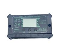EpheyFIF Dual Port Solar Charge Controller with LCD Display for Easy Battery Management