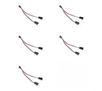 EpheyFIF for Red Black Wire Fan Splitter Cable XH2.54 for Hot End for(5pcs) | 1 to 2 splitter design, connects two fans simultaneously, expands power interfaces, XH2.54 standard terminal