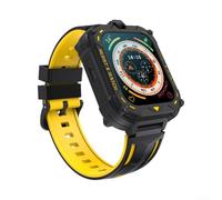 EpheyFIF Kids' Smart Watch with Advanced Features Reliable Communication via 4G Network & LBS Positioning System (Yellow)