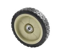 EpheyFIF Lawn Mower Front And Rear Wheels - Universal-Fit For Push Mowers, Durable-Rubber Construction, Black Color, Sizes 7/8/10 Inches, Easy Installation