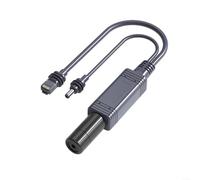 EpheyFIF Mini Power Cord Splitter for Starlink for GEN, IP68 Waterproof for POE Power Supply Cable Network Adapter 10/100/1000M Transmission Distance 100M DC 37-52V Input 48V 2.5A Output