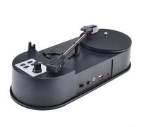 EpheyFIF Mini Record Player - Vinyl To MP3 Conversion, Built-in S-D Card Slot, Compact 34X17x12cm Design, ABS Construction, Easy Setup, Includes USB Cable