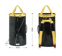 EpheyFIF Outdoor Tool Backpack Rock Climbing Exploration Bag Hiking Climbing Caving Drainage Rope Storage Bag