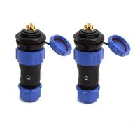 EpheyFIF SP13 3Pin Aviation Connector IP68 Waterproof Panel Mount Socket & Header - 5A 220V Circular Electrical Cable Coupler for Outdoor Lighting Industrial Wire