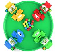 EPHIIONIY Bambiya Hungry Frogs Family Board Game - Intense Game of Quick Reflexes - 4 Player Classic Board Games Fun, Includes All Pieces Needed to Play - Frog Toy for Kids 3 Years and Older