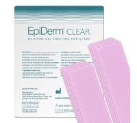 Epi-Derm Long Strip - 1.4 x 11.5 in - (5 Pair) (Clear) Silicone Scar Sheets from Biodermis