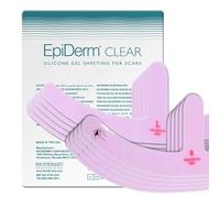 Epi-Derm Mastopexy Anchor Shape Silicone Tape - Anchor Design Tailored for Breast Reduction Recovery - Helps Smooth & Fade Scars - Premium-Grade Silicone, Reusable & Washable - Clear, 5-Pairs