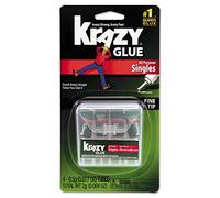 EPI Krazy Glue KG58248SN Krazy Glue Single-Use Tubes w/Storage Case, 0.07 oz, 4/Pack