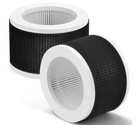 EPI810 Replacement Filter Compatible with EPI810 Air Puri-fier Filter Models KOIOS MEGAWISE MOOKA Air Puri-fier, 3-in-1 Filter with Carbon Pre-Filter H13 True HEPA and Activated Carbon Filter, 2-Pack