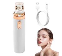 Epibella Facial Epilator, Epibella Epilator, Facial Epilators Rechargeable, Gentle and Effective LED Light USB Rechargeable for Bikini Underarm Leg Arm Body Face (White)
