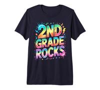 Epic 2ND Grade Rocks Last Day Tiny Humans Teacher Sign My Premium T-Shirt