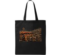 Epic Ancient Battlefield Clash Natural Cotton Tote Bag Black