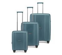 Epic Anthem 4 wheels Suitcase set 3-piece with expansion pleat blue