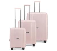 Epic Anthem 4 wheels Suitcase set 3-piece with expansion pleat pink