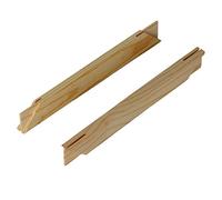 Epic Art Group Solid Wood Stretcher Bars for Canvas Art or Needlepoint, Natural 2 Count
