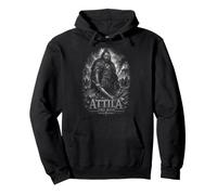 Epic Barbarian Warlord Attila The Hun Conqueror Pullover Hoodie