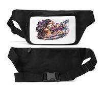 Epic Battle with Fire and Friends Unisex Waist Bag Black