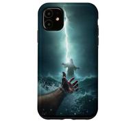 Epic Bible Story Christian Graphic - Jesus Saving Peter Case for iPhone 11