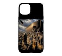 Epic Bible Story Christian Graphic - Noah & Ark Animals Case for iPhone 15 Plus
