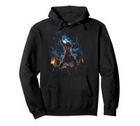 Epic Bible Story Christian Graphic - Samson Battle Pullover Hoodie