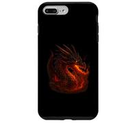 Epic Black Flame Dragon Mythical Fantasy Fire Creature Case for iPhone 7 Plus/8 Plus
