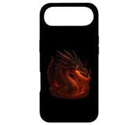 Epic Black Flame Dragon Mythical Fantasy Fire Creature Case for iPhone Air