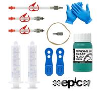epic Bleed Kit for SRAM Mineral Oil Brakes | Fits DB8, Motive & Maven Brakes | Bleeding Edge Tool, Mineral Oil Brake Fluid, 4-Piston Bleed Block Set