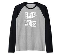 Epic Boss Raglan Baseball Tee