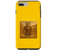 Epic Cat Gladiator in Roman Arena - Vintage Warrior Parody Case for iPhone 7 Plus/8 Plus