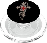 Epic Catholic Templar Cross - Warrior of Christ PopSockets PopGrip for MagSafe