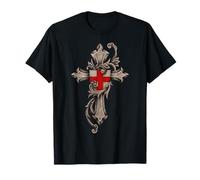 Epic Catholic Templar Cross - Warrior of Christ T-Shirt