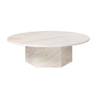 Epic Coffee Table Round Ø110 White Travertine